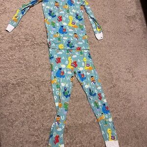 Little Sleepies Colorful Sesame Street Pajama Set